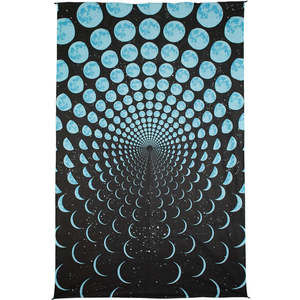 Moon Phases Lunar Tapestry by Sunshine Joy